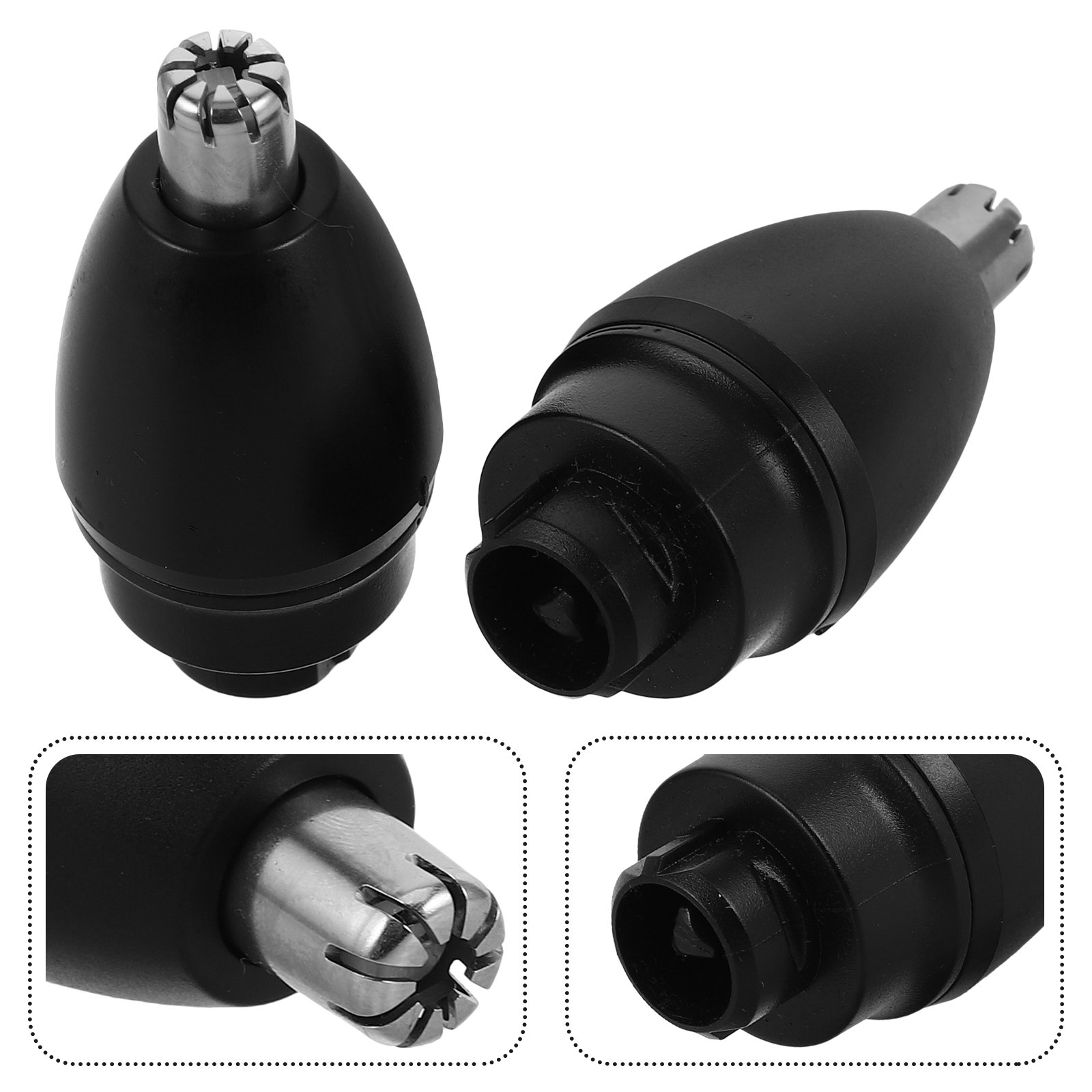 Men'S Grooming Nose Hair Trimmer - 2 Pezzi di Testine di Ricambio