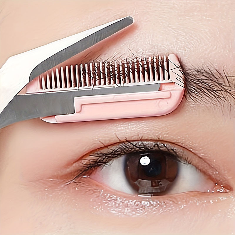 Men'S Grooming Makeup - Set di forbici e pettine per
