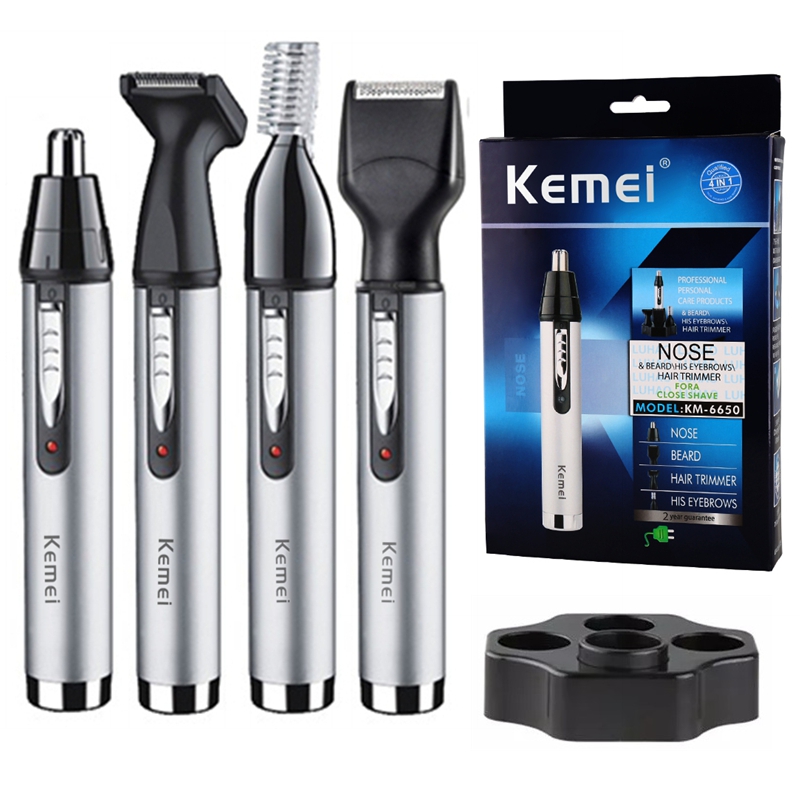 Men'S Grooming Nose Hair Trimmer - Kemei Tagliacapelli ricaricabile tutto in uno