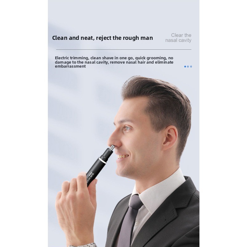 Men'S Grooming Nose Hair Trimmer - Tagliacapelli Elettrico per Naso a Basso