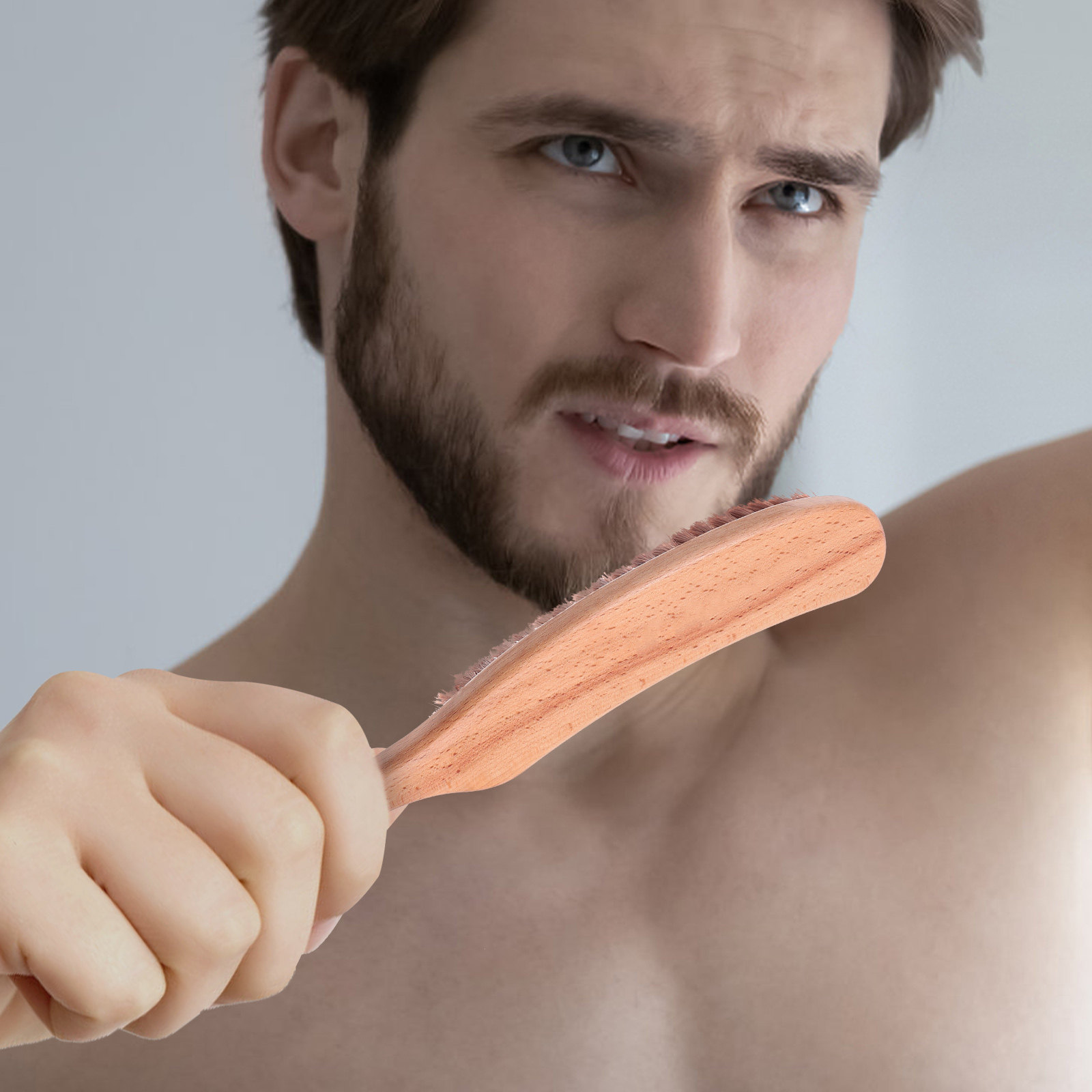 1 Pezzo Spazzola per Barba in  - Men Grooming Usa recensione e prezzo