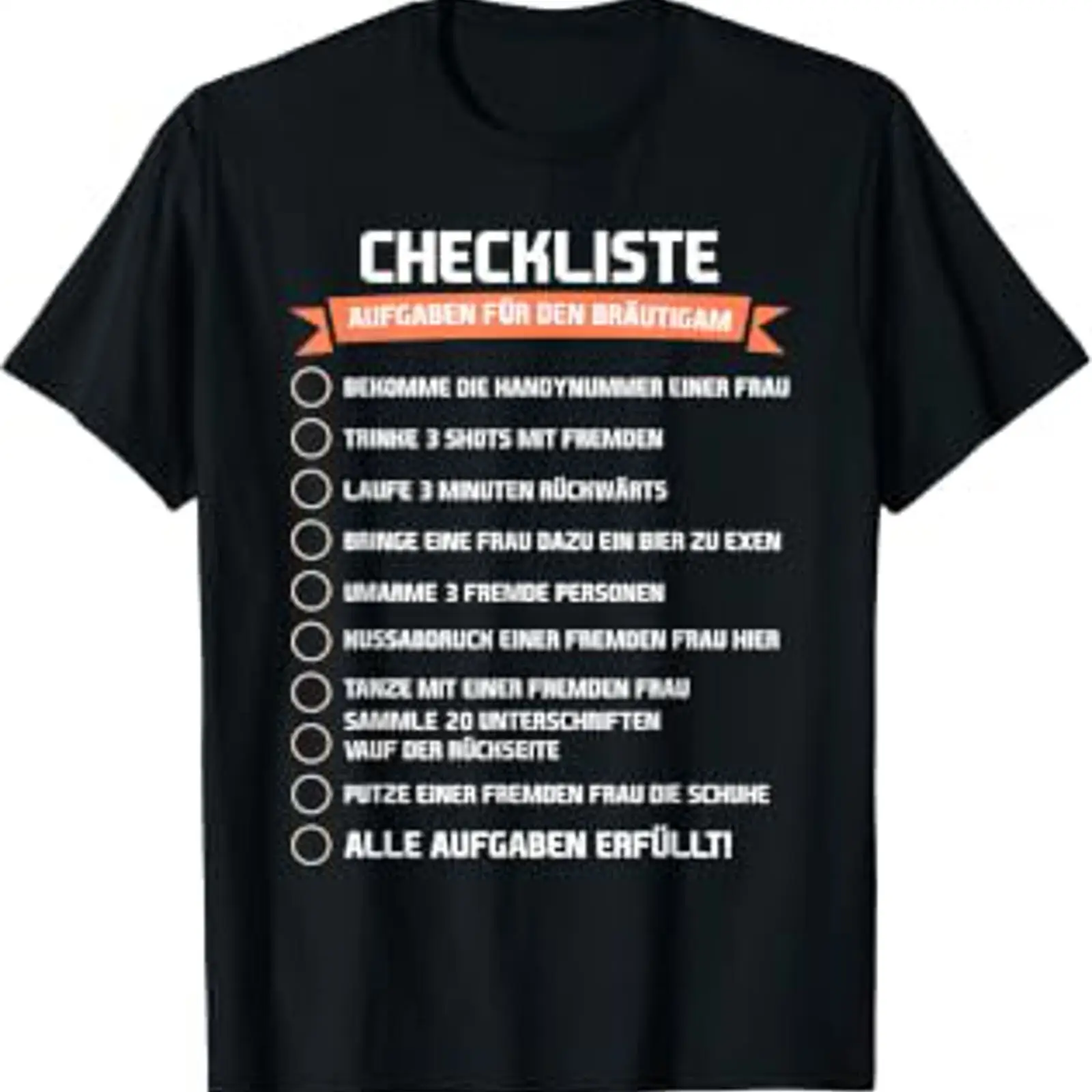 T-shirt Fai-da-te per Addio al - Men'S Grooming Checklist recensione e prezzo